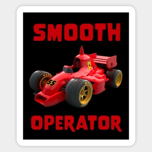 Carlos Sainz Smooth Operato Ferrari F1 Car 3D Render Sticker